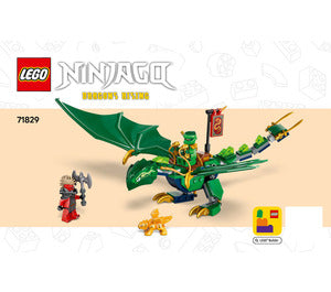 71829-Lloyd's Green Forest Dragon - INSTRUCTIONS ONLY