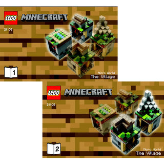 21105-Minecraft Micro World - The Village - INSTRUCTIONS ONLY