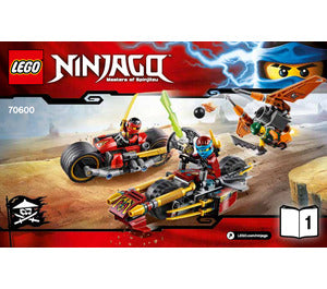 70600-Ninja Bike Chase - INSTRUCTIONS ONLY Instructions LEGO®