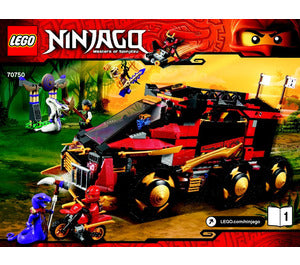 70750-Ninja DB X - INSTRUCTIONS ONLY Instructions LEGO®