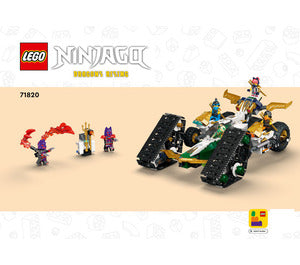 71820-Ninja Team Combo Vehicle - INSTRUCTIONS ONLY