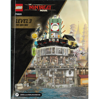 70620-NINJAGO City - INSTRUCTIONS ONLY Instructions LEGO® Slightly Used Book 3