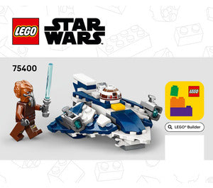 75400-Plo Koon's Jedi Starfighter Microfighter - INSTRUCTIONS ONLY Instructions LEGO®