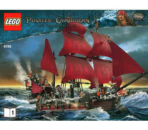 4195-Queen Anne's Revenge INSTRUCTIONS ONLY – United Brick Co®