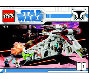 7676-Republic Attack Gunship - INSTRUCTIONS ONLY Instructions LEGO®