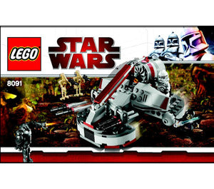 8091-Republic Swamp Speeder - Limited Edition - INSTRUCTIONS ONLY