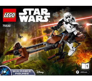75532-Scout Trooper & Speeder Bike - INSTRUCTIONS ONLY Instructions LEGO®