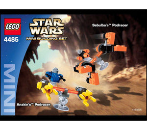 4485-Sebulba's Podracer & Anakin's Podracer - Mini - INSTRUCTIONS ONLY