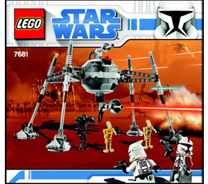7681-Separatist Spider Droid - INSTRUCTIONS ONLY Instructions LEGO®