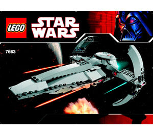 7663-Sith Infiltrator - INSTRUCTIONS ONLY Instructions LEGO®