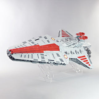 2in1 Display Stand for LEGO 75367 Venator-Class Republic Attack Cruiser Display Case iDisplayit
