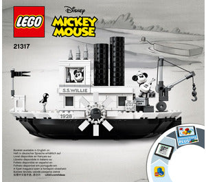 21317-Steamboat Willie - INSTRUCTIONS ONLY