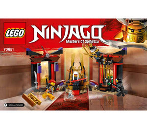 70651-Throne Room Showdown - INSTRUCTIONS ONLY Instructions LEGO®