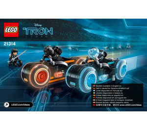 21314-TRON: Legacy Lightcycle - INSTRUCTIONS ONLY