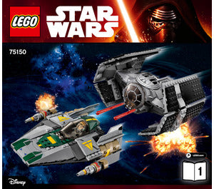 75150-Vader's TIE Advanced vs. A-Wing Starfighter - INSTRUCTIONS ONLY Instructions LEGO®