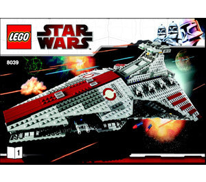 8039-Venator - Class Republic Attack Cruiser - INSTRUCTIONS ONLY Instructions LEGO®