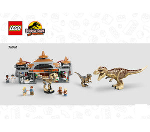 76961-Visitor Center: T. rex & Raptor Attack - INSTRUCTIONS ONLY