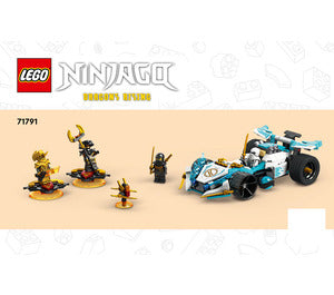 71791-Zane's Dragon Power Spinjitzu Race Car - INSTRUCTIONS ONLY