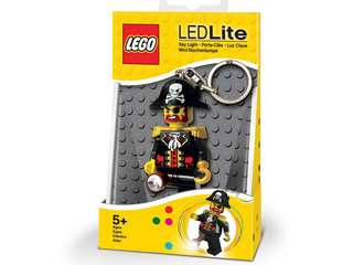 LED Key Light Pirates Captain Brickbeard, LGL-KE23 - LEGO® Key Chain