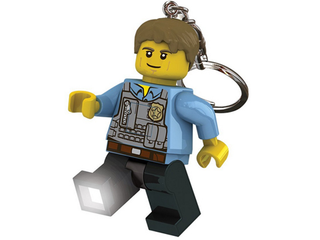 LED Key Light Police Chase McCain, LGL-KE41 - LEGO® Key Chain
