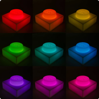 LEGO® Iconic 1x1 Plate Silicone Night Light, lp50 Building Kit LEGO®