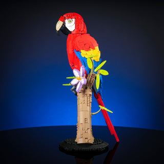Scarlet Macaw Creature Bricker Builds