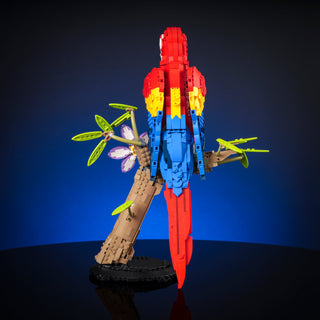 Scarlet Macaw Creature Bricker Builds
