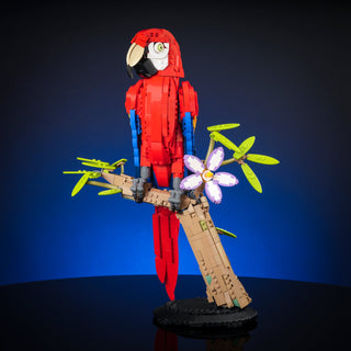 Scarlet Macaw Creature Bricker Builds Bricks & Instructions