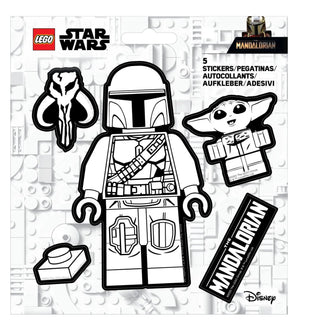 LEGO® Star Wars™ Sticker - The Mandalorian™ Black & White (53755)