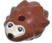 Marshmallow- Hedgehog with Black Eyes and Tan Face, 5153pb01 LEGO® Animals LEGO®