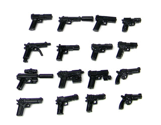 MEGA Pistol Pack Custom Minifigure Toy Accessories Custom Weapon Battle Brick