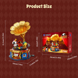 Pantasy x Snoopy Phonograph, 86911 Building Kit Pantasy®