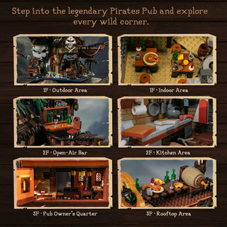 Pantasy The Pirates Pub, 85022 Building Kit Pantasy®