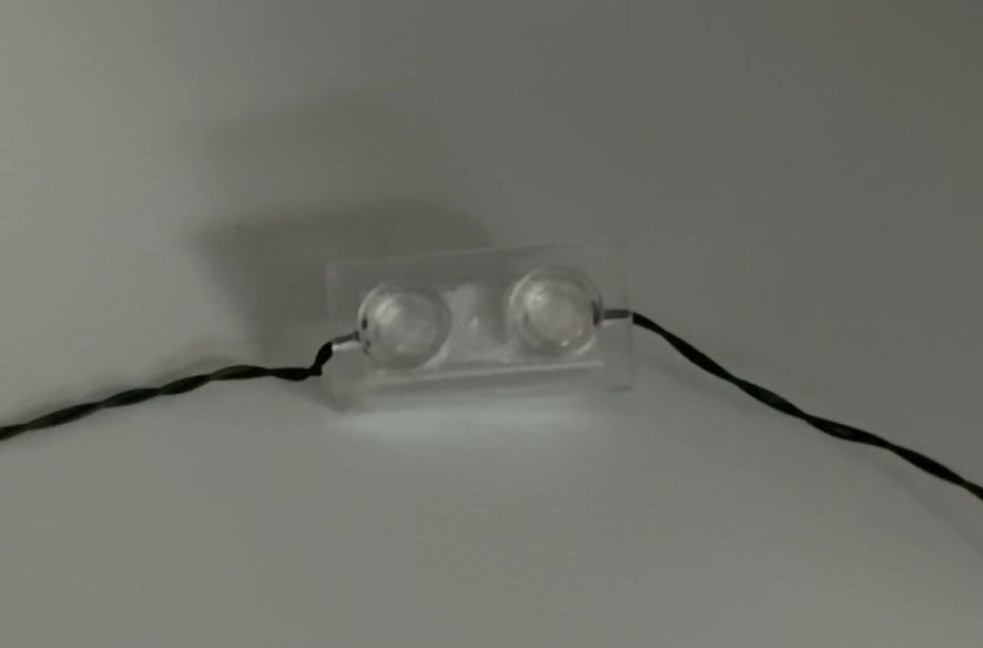 1x2 LED Light Up Plate, DIY System, Reconnectable, LB1x2-LA Custom Parts United Brick Co®