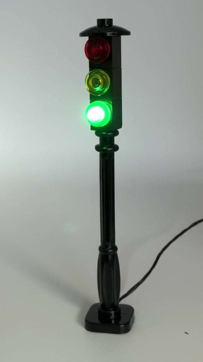 LED Changing Traffic Light, USB, ACC-T Custom Parts United Brick Co®