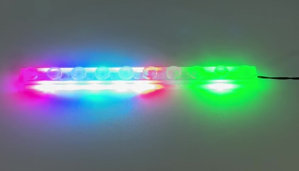 1x10 LED Light Up Plate, USB, LB1x10 Custom Parts United Brick Co®