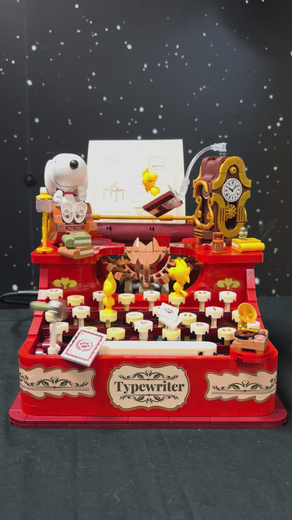 Large Snoopy Typewriter, 86917 Building Kit Pantasy®