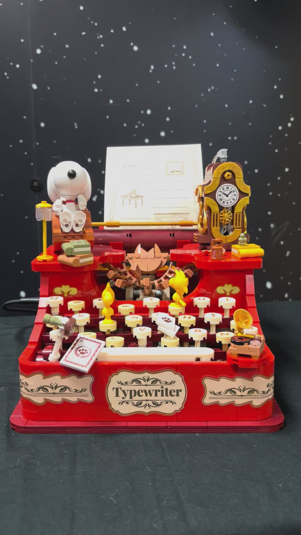 Large Snoopy Typewriter, 86917 Building Kit Pantasy®