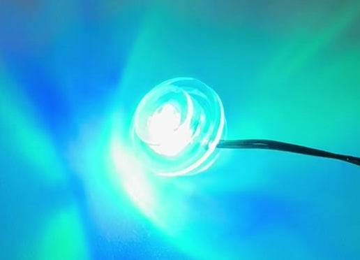 1x1 Stud LED Light-up Round Plate, Battery Operated, LS1x1RPB Custom Parts United Brick Co®