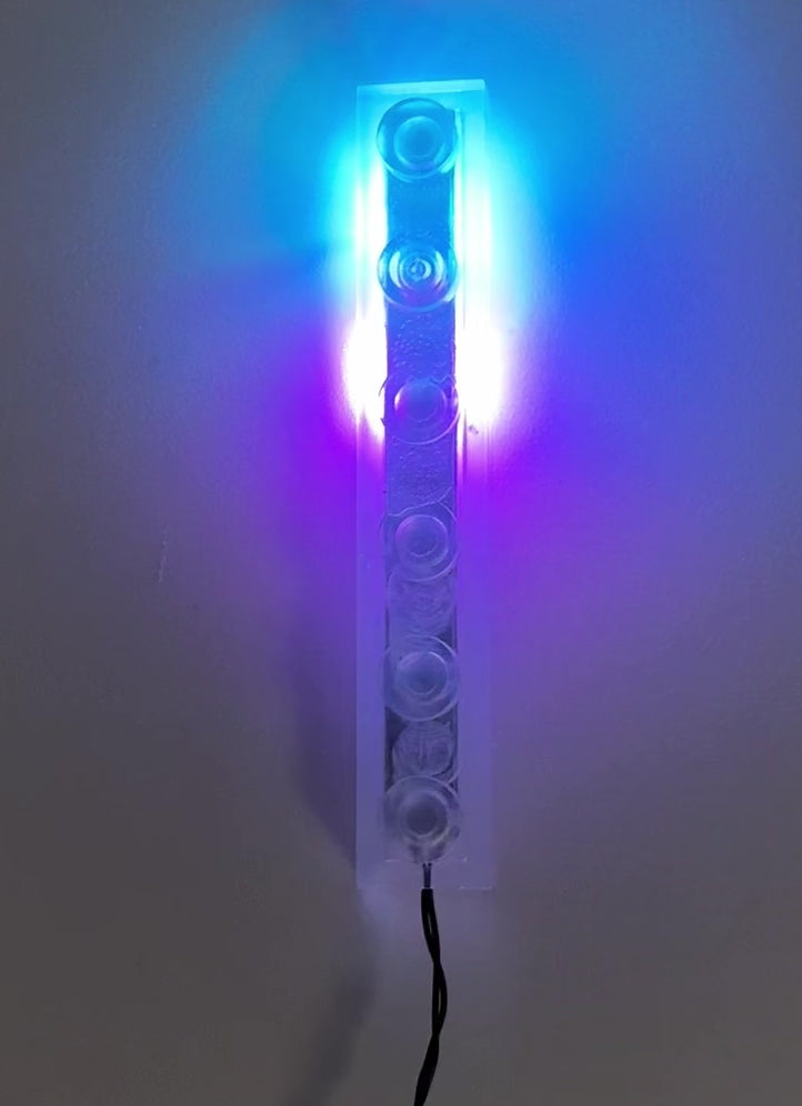 1x6 LED Light-up Plate, USB, LB1x6 Custom Parts United Brick Co®