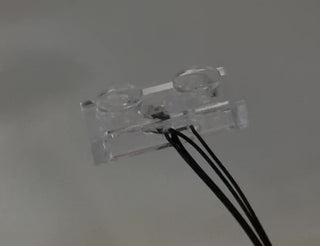 1x2 Light-Up Plate, DIY System, Reconnectable, LS1x2P-LA Custom Parts United Brick Co®