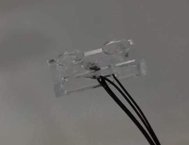 1x2 Light-Up Plate, DIY System, Reconnectable, LS1x2P-LA Custom Parts United Brick Co®