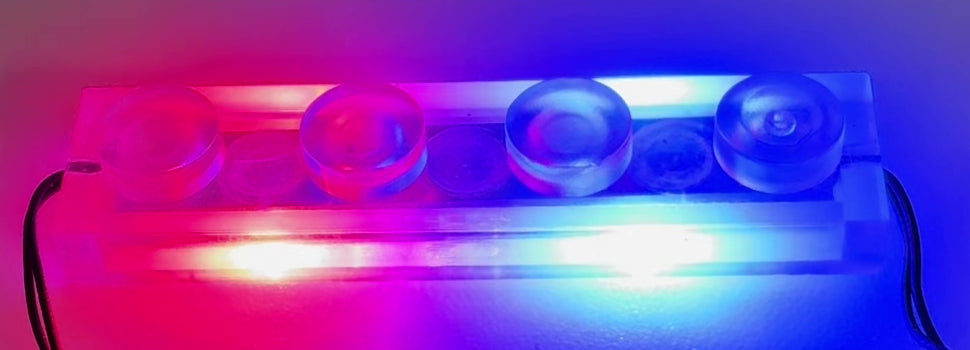 1x4 LED Light Up Plate, DIY System, Reconnectable, LB1x4-LA Custom Parts United Brick Co®