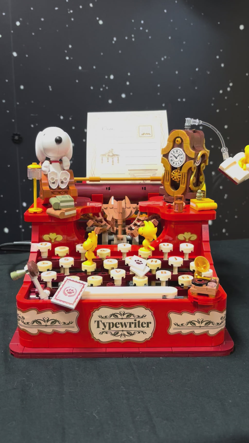 Large Snoopy Typewriter, 86917 Building Kit Pantasy®