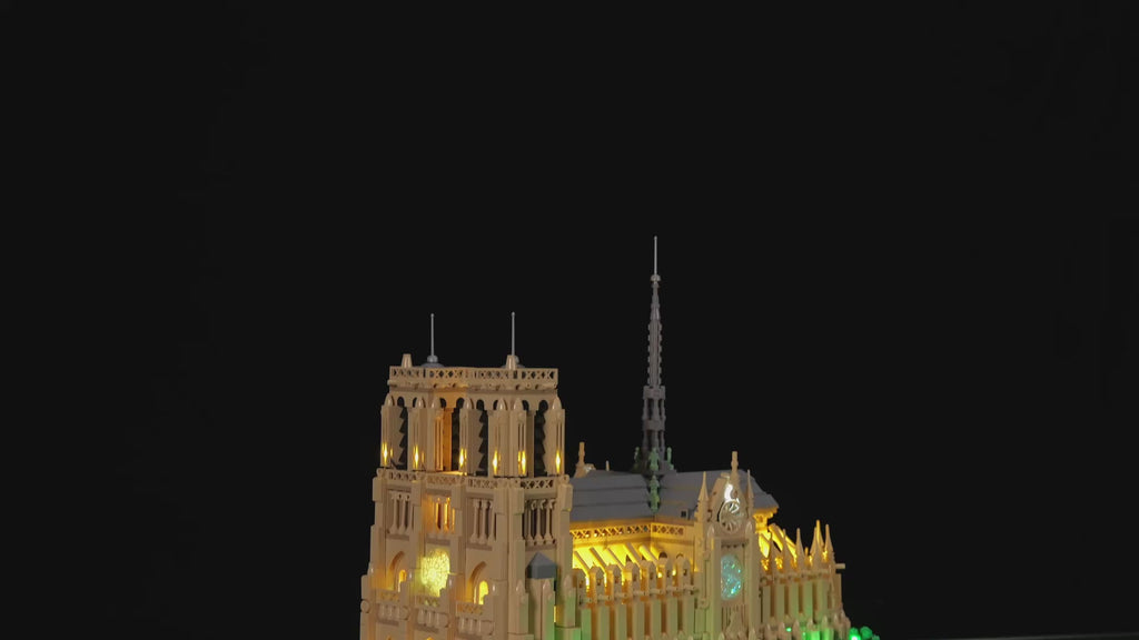 Notre-Dame de Paris 21061 Custom Lighting Kit for LEGO® Set Light up kit United Brick Co®
