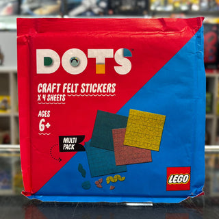 Sticker Sheet, Dots Craft Felt Stickers x 4 Sheets, 6418411 Building Kit LEGO®
