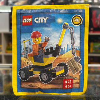 Builder with Crane paper bag, 952401 Building Kit LEGO®