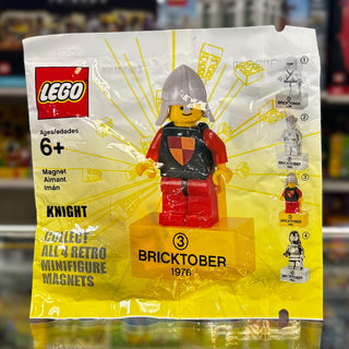 Magnet Set, Minifigure Retro Classic Knight, 2856225 Building Kit LEGO®