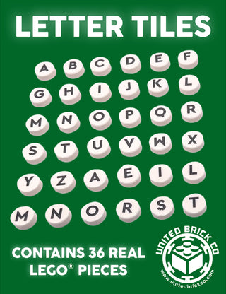 Alphabet Letters Parts Pack Parts Pack United Brick Co®