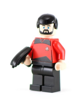 COMMANDO RIKER Custom Printed Star Trek LEGO® Minifigure Custom minifigure BigKidBrix